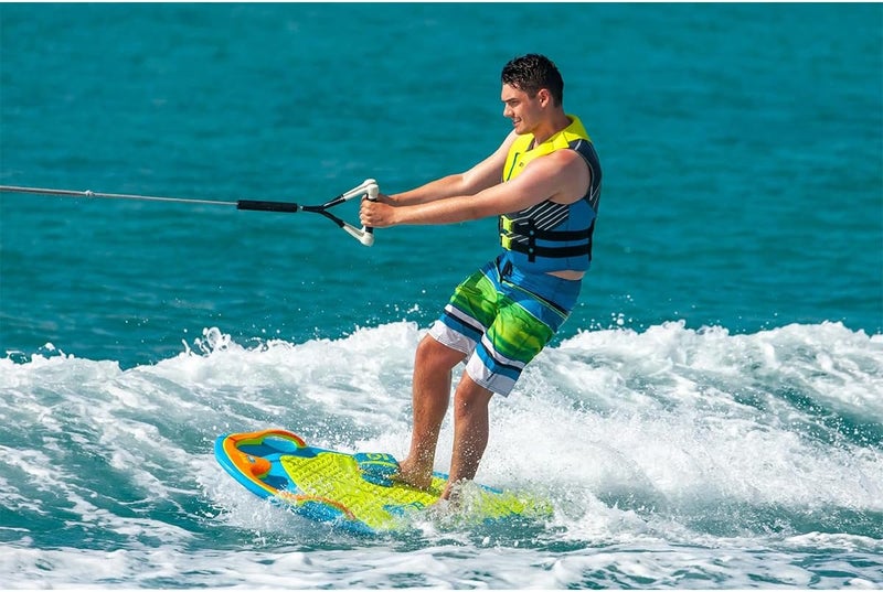 ZUP DoubleZUP Soft Float Tow Handle with 9" Double Handle Design and 60' Low-Stretch Tow Rope Mainline for Wakeboards, Kneeboards, Water Skiing, and Water Sports Activities - Image 4
